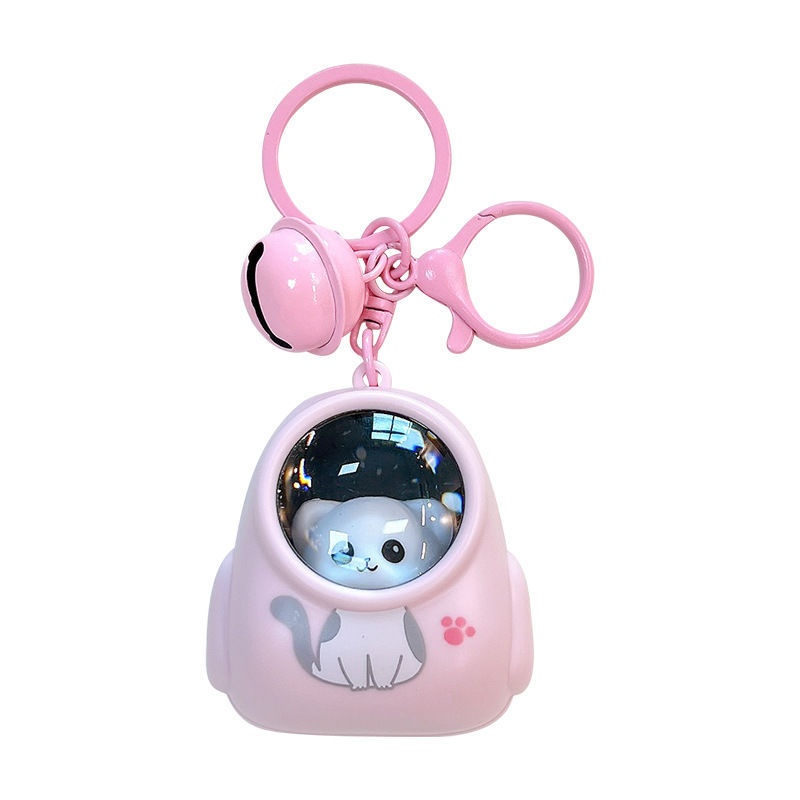 Title 1, Cat Bear Schoolbag Small Night Lamp Keychain Pe...