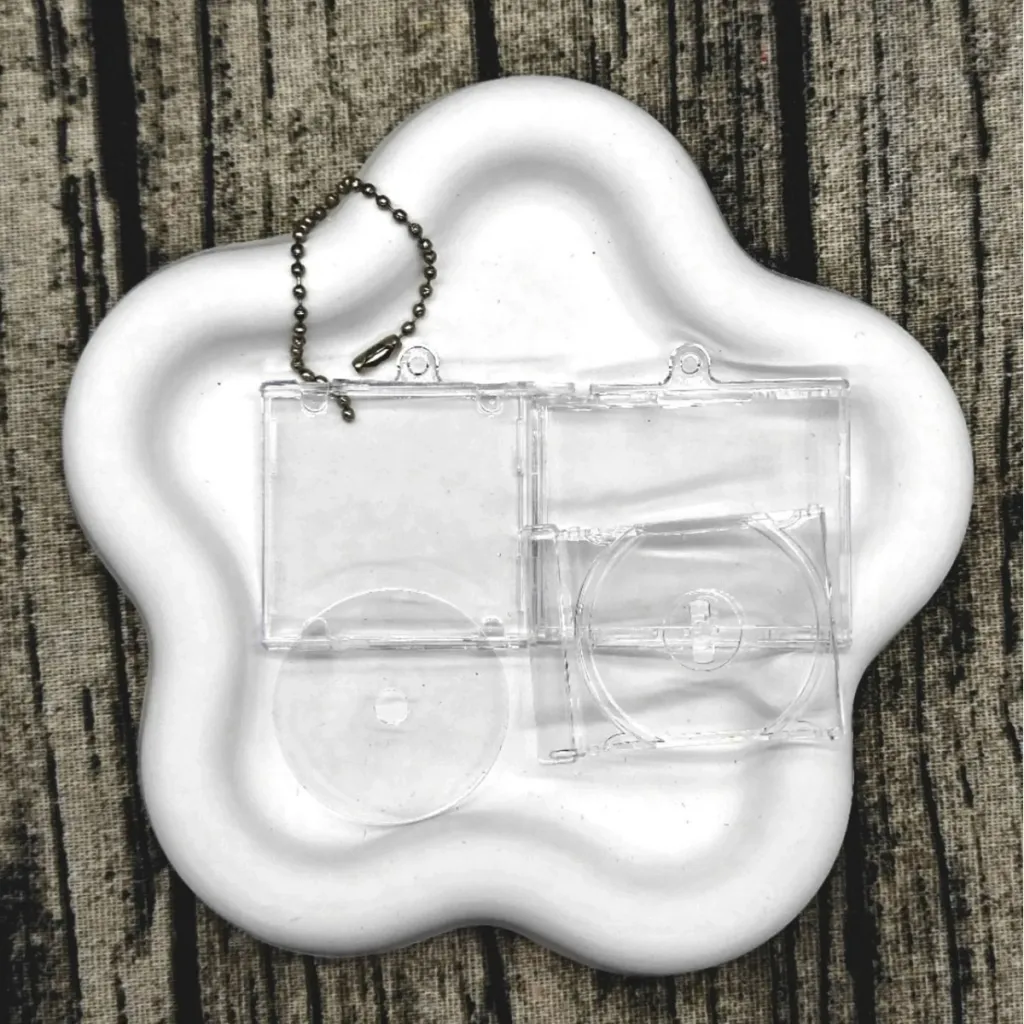 Mini Acrylic Decorative Keychain For Backpack - Transparent