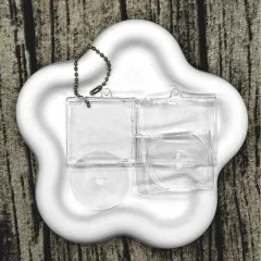 Mini Acrylic Decorative Keychain For Backpack - Transparent - View 1