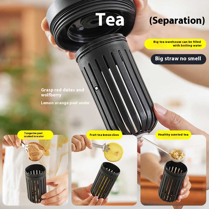 Title 5, Vacuum Cup Large Capacity Large Ice Cup Straw Cup