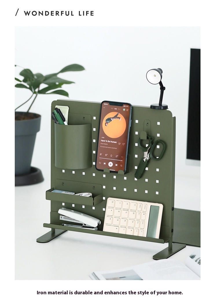 Title 11, Dark Green Creative Storage Board