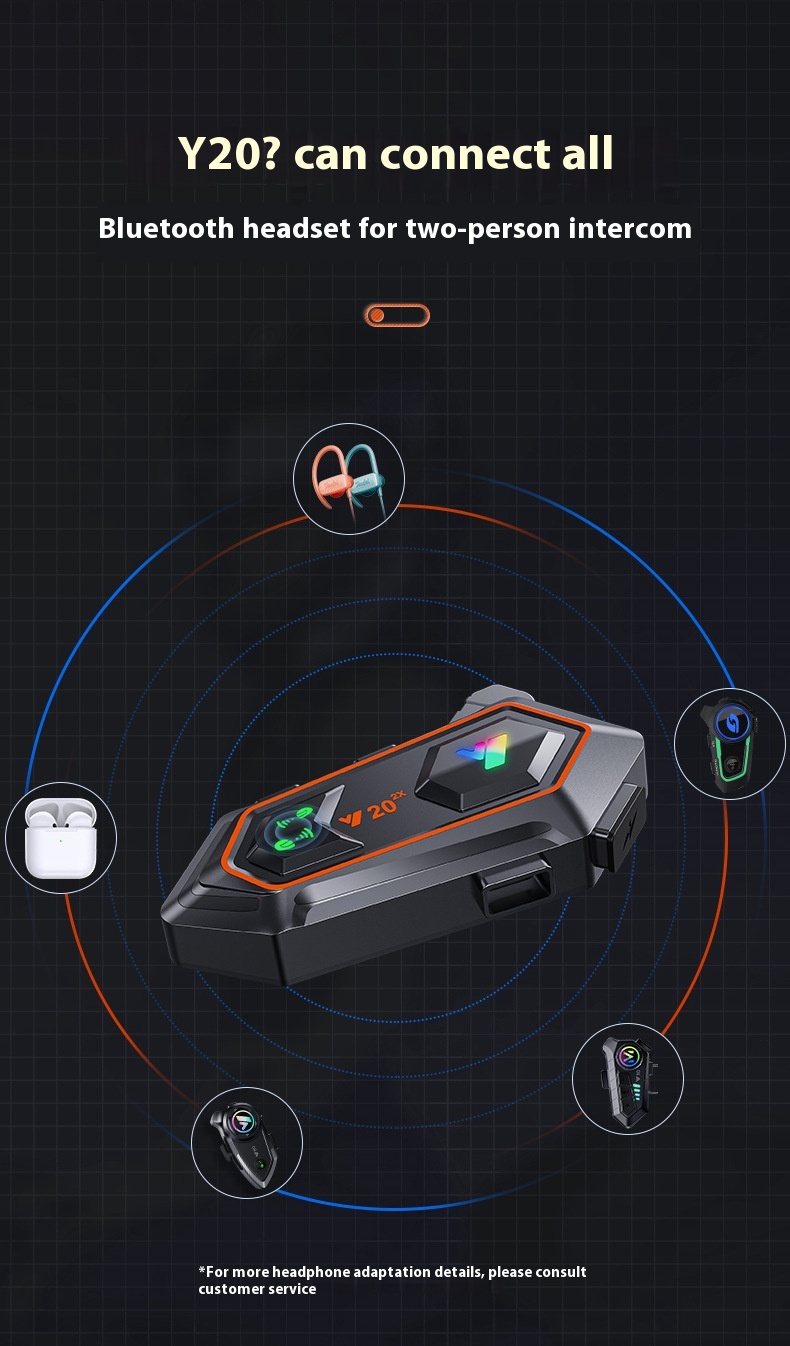 Title 7, Motosiklet Sürücü Kaskı Bluetooth Kulaklık