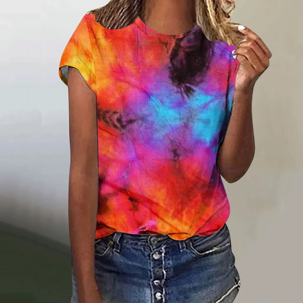 Digital Printing Butterfly Short Sleeve - Dxxtch5316 - View 1