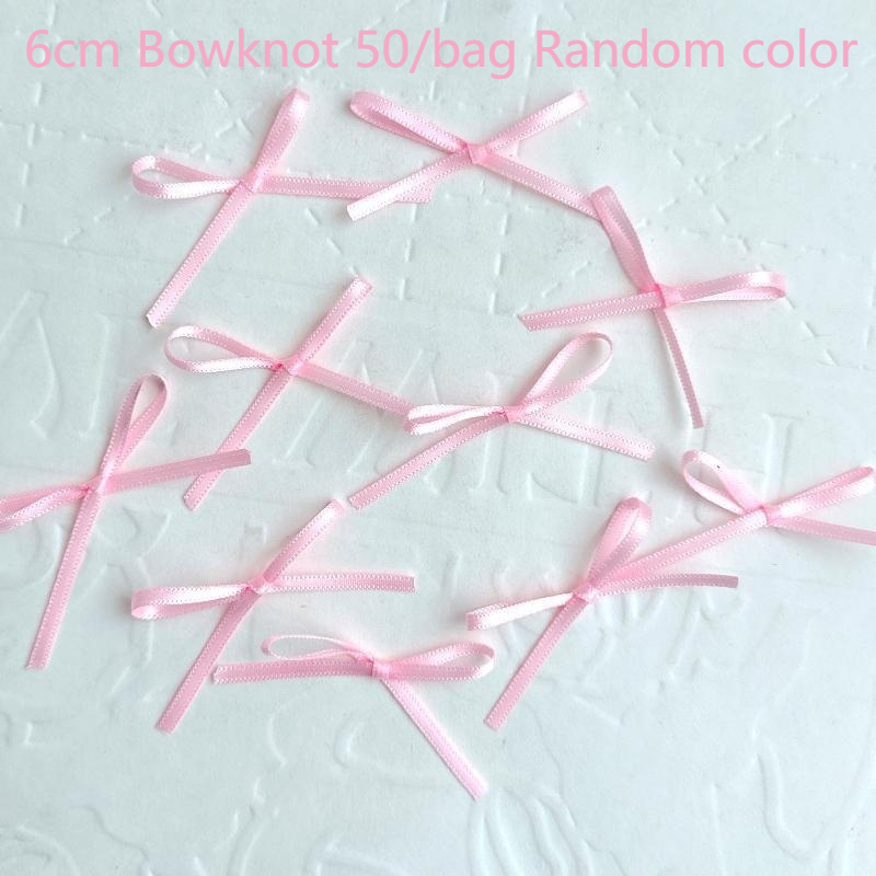 6cm Color Bow 50 Random Colors