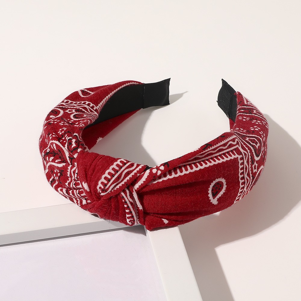 Cashew Hair Band Red