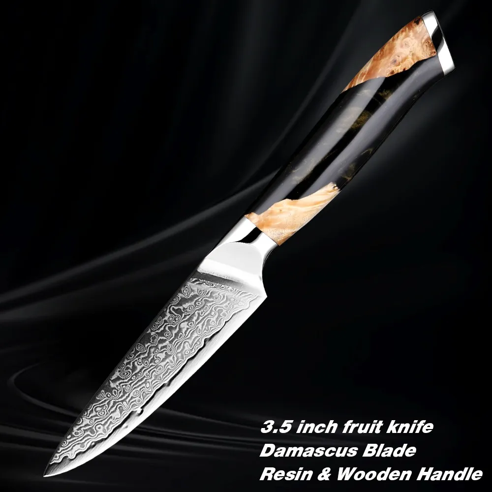 Damascus Steel Chef Knife Kitchen Professional Knives - Fruit Knife