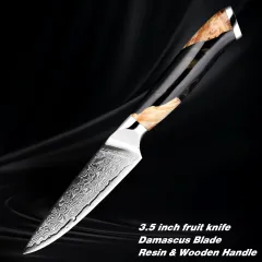 Damascus Steel Chef Knife Kitchen Professional Knives - Fruit Knife - View 1