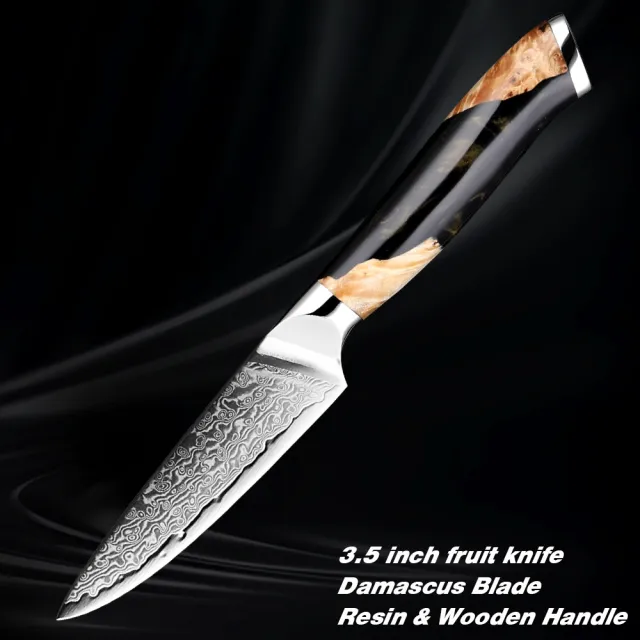Damascus Steel Chef Knife Kitchen Professional Knives Fruit Knife - Shop at LoveMi