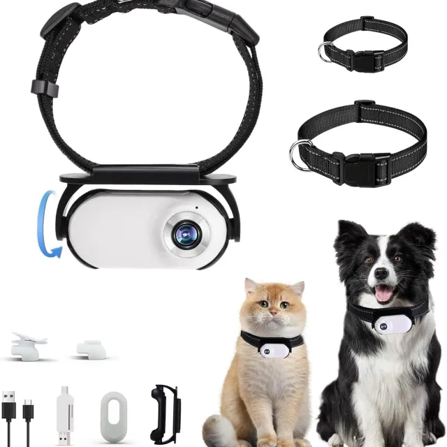 Pet Recorder HD Mini Camera Magnetic Suction White 16G Memory - Shop at LoveMi