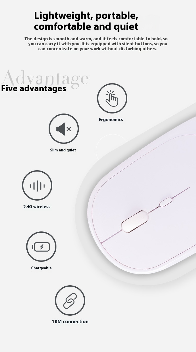 Title 2, Wireless Mute For Mobile Phone Laptop Ultra-thi...