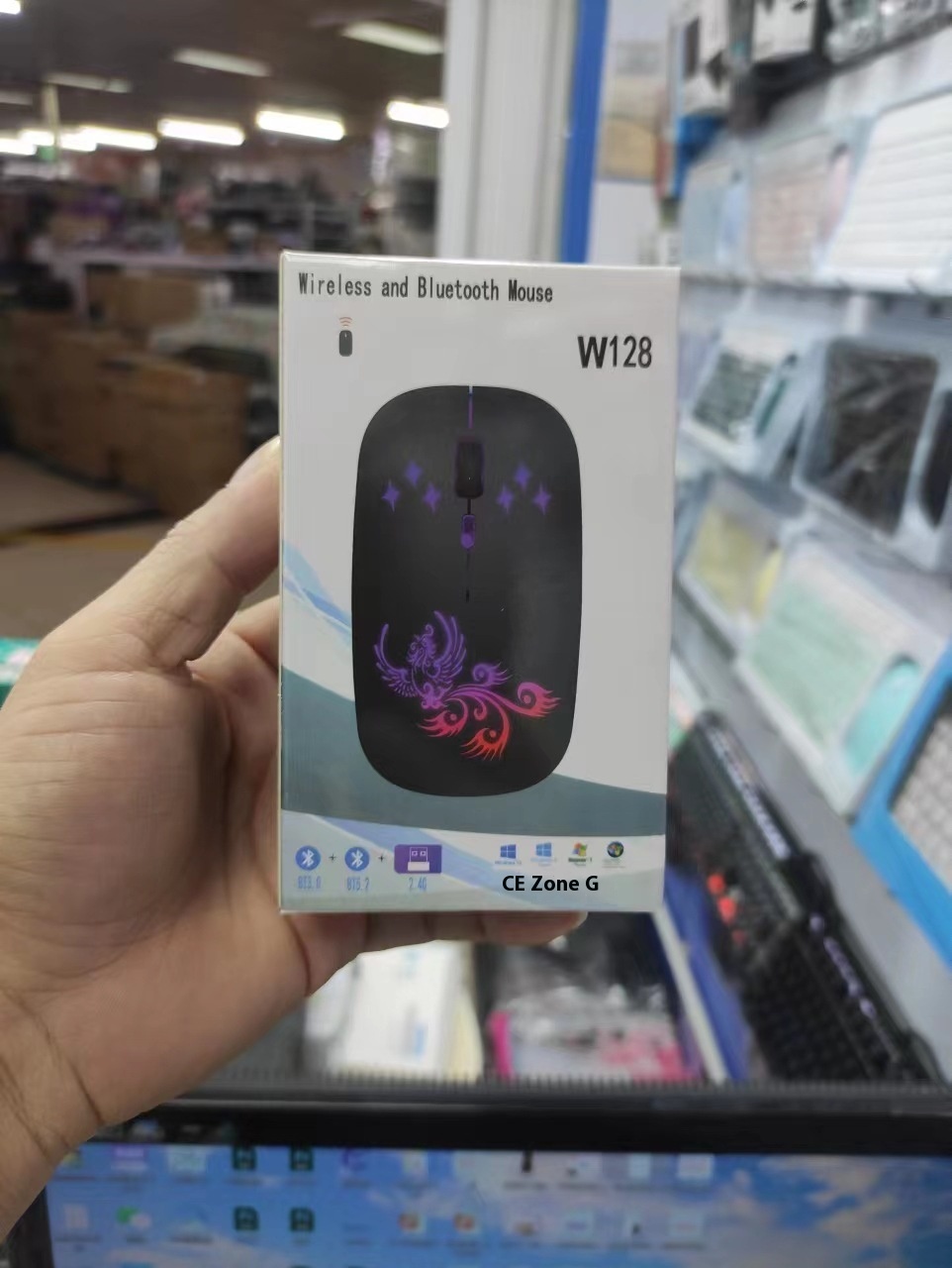 Title 8, Rechargeable Wireless Bluetooth Luminous Mouse