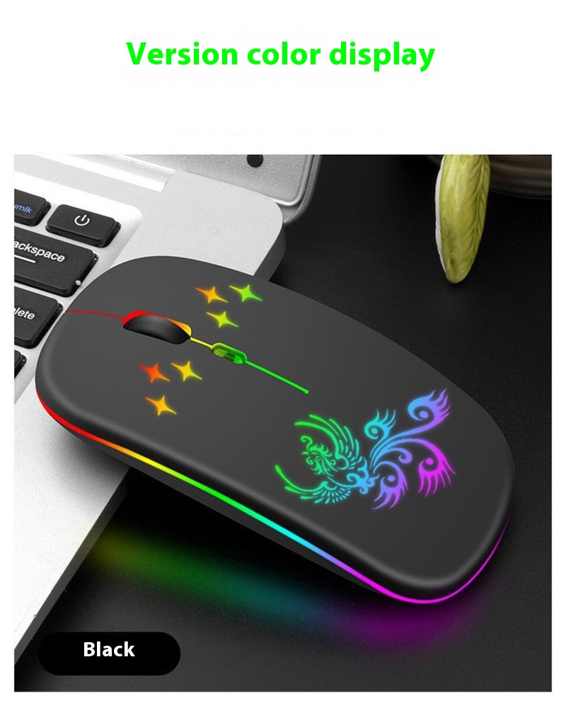 Title 9, Rechargeable Wireless Bluetooth Luminous Mouse