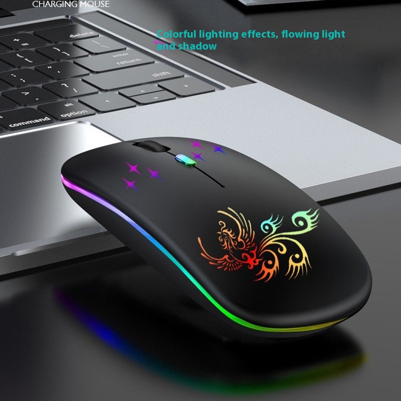 Title 6, Rechargeable Wireless Bluetooth Luminous Mouse