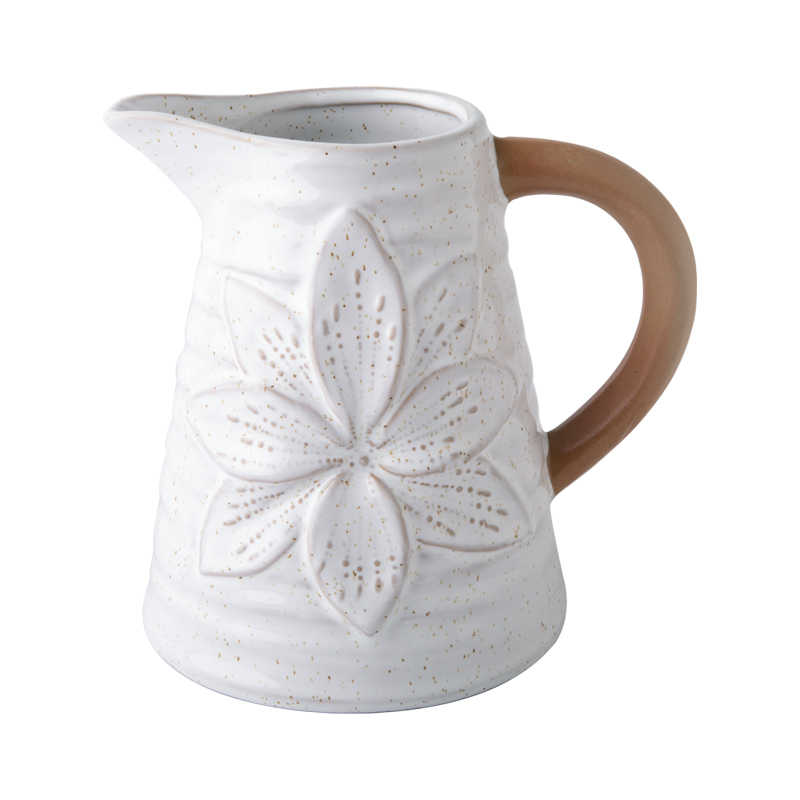 Title 5, Embossed Ceramic Flower Pot Art Flower Containe...