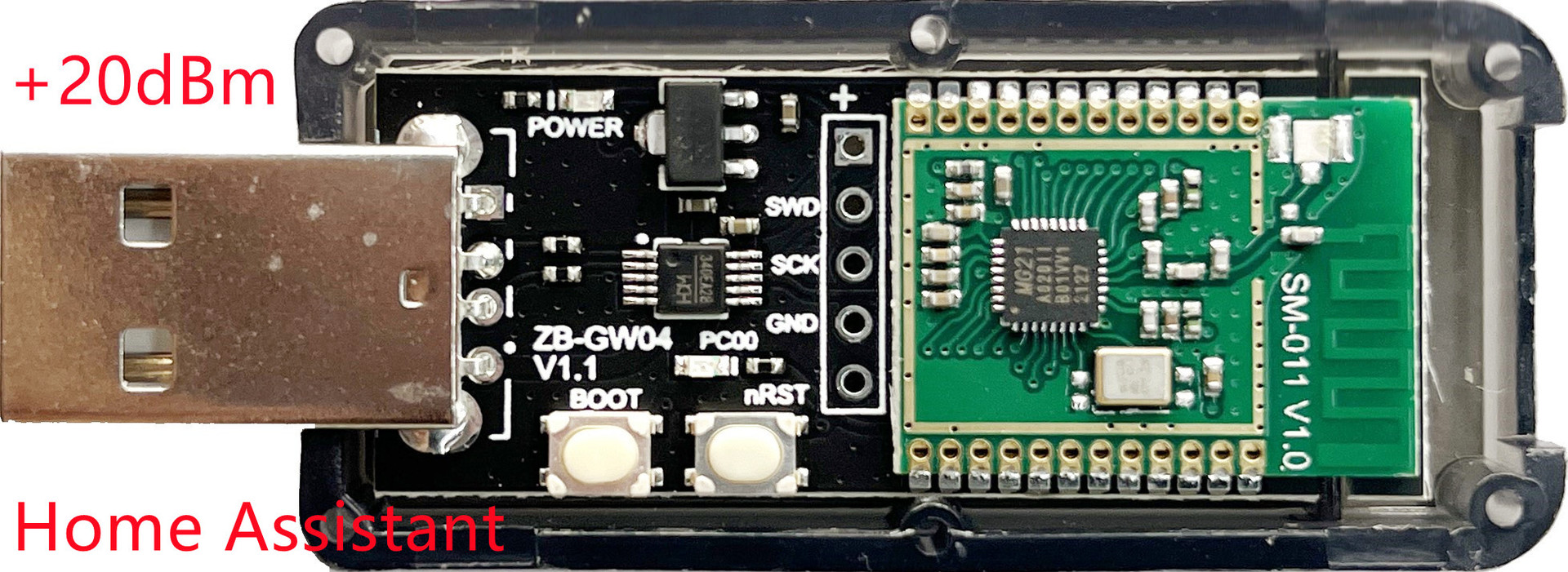 Title 1, Silicon Labs EFR32MG21 Zigbee 30 USB Dongle Hom...