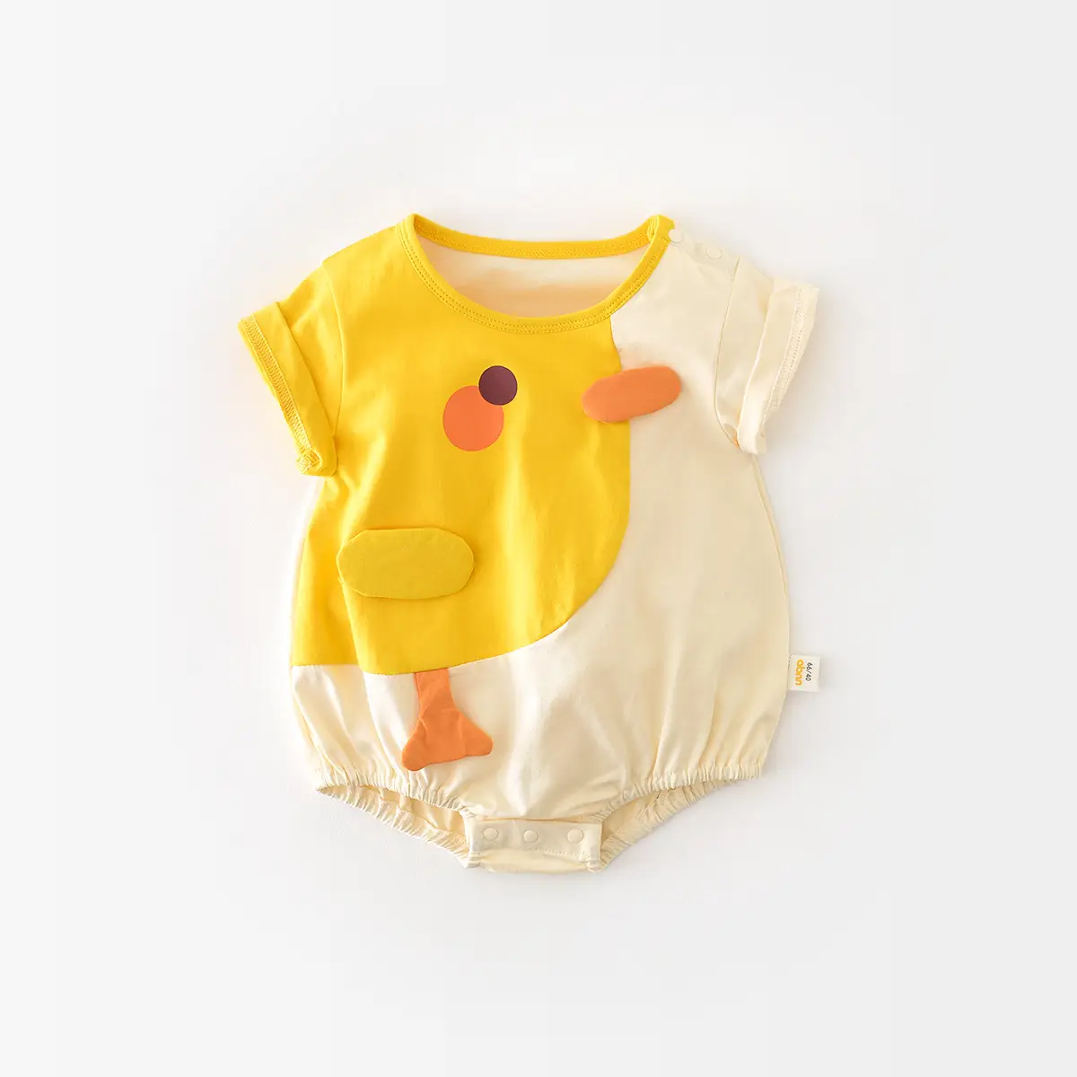 Summer Thin Cartoon Patch Romper