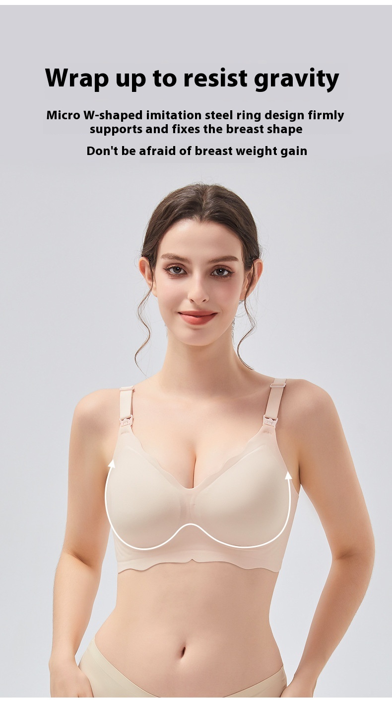 Title 16, Summer Thin Gathering Nursing Bra For Pregnant ...