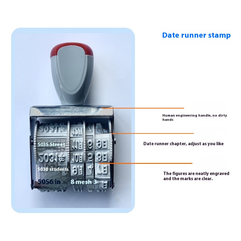 Title 5, Adjustable Year Month Day Roller Wheel Manual A...