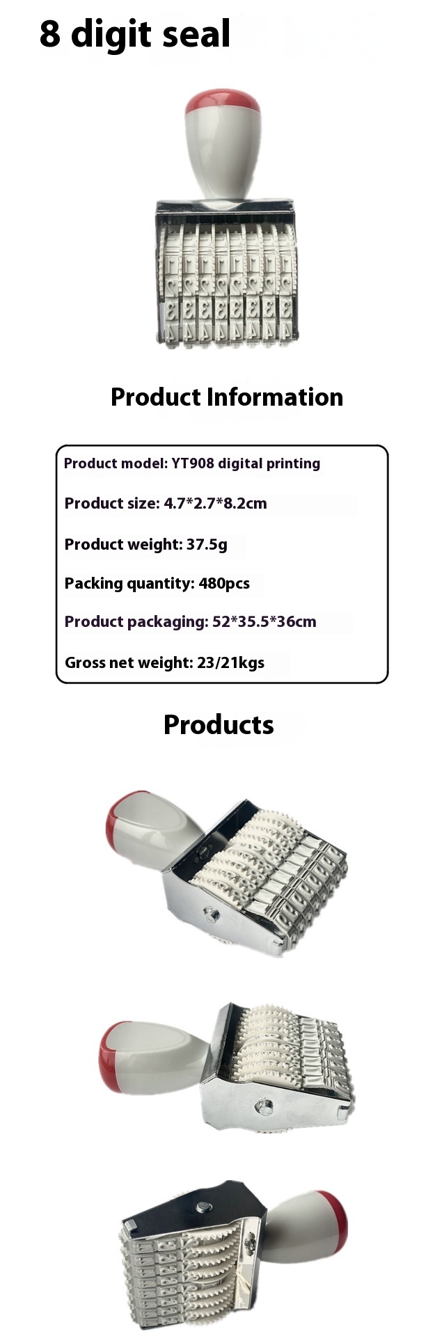 Title 11, Adjustable Year Month Day Roller Wheel Manual A...