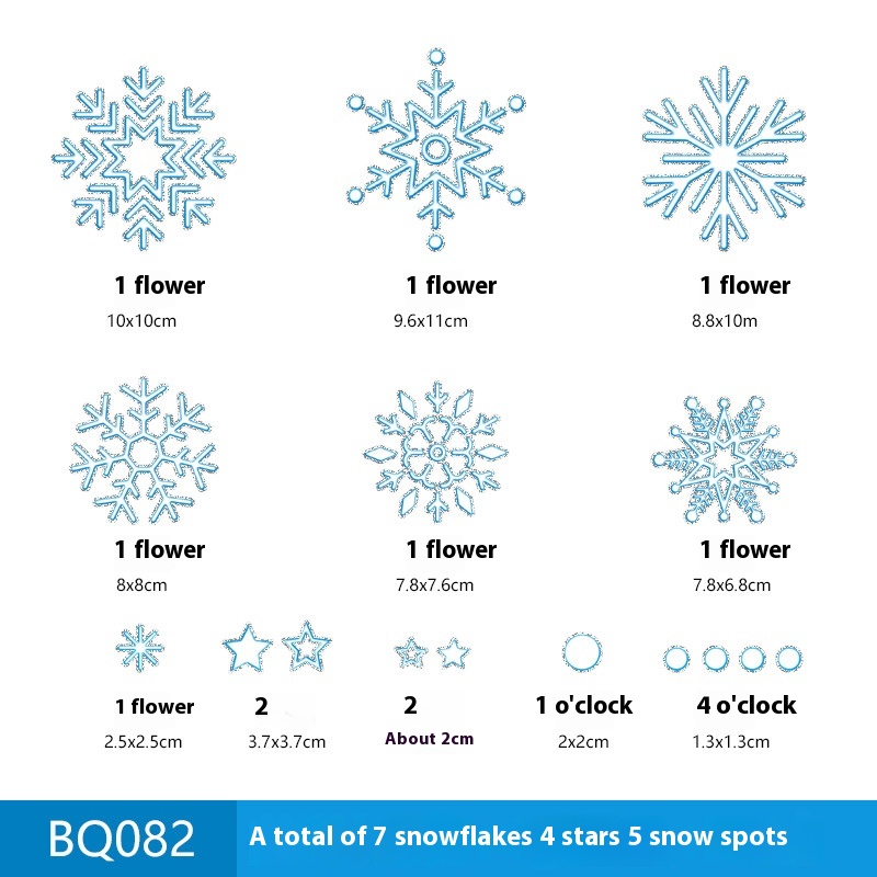 BQ082 Silver Snowflake