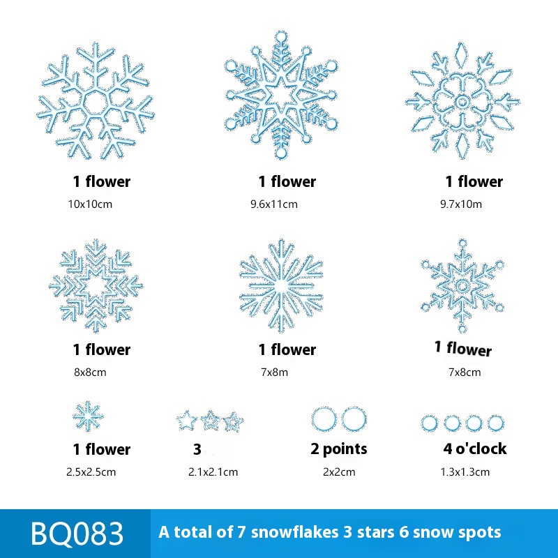 BQ083 Silver Snowflake