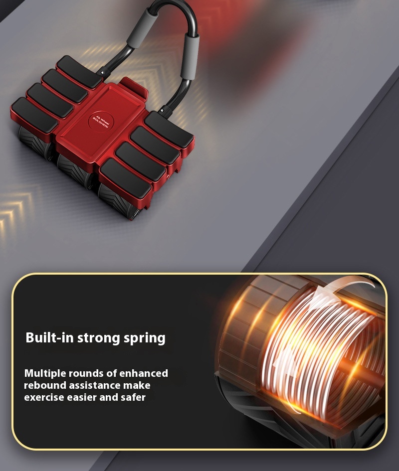 Title 4, Six-wheel Eight-elbow Automatic Rebound Abdomin...