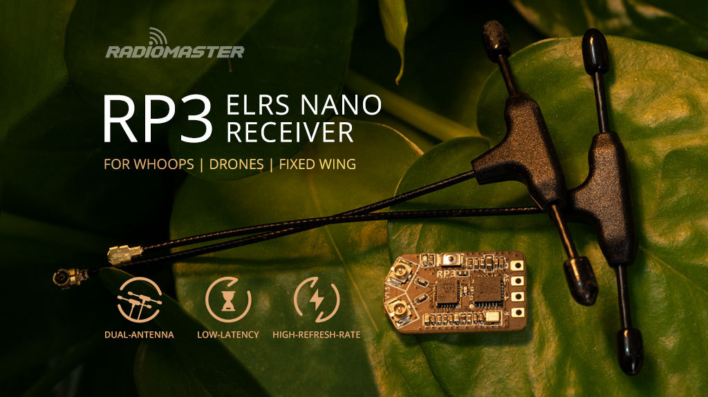 Title 1, RP3 Nano Receiver Dual Antenna Low Extension Hi...