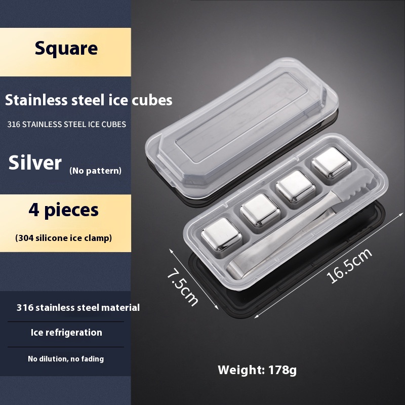 316 4 Tablets Ice Clip Silver