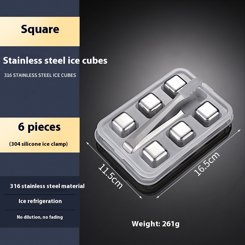 316 6 Tablets Ice Clip Silver