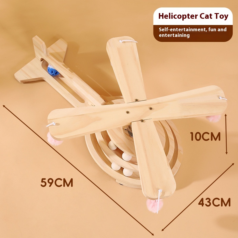 Helicopter Cat Turntable