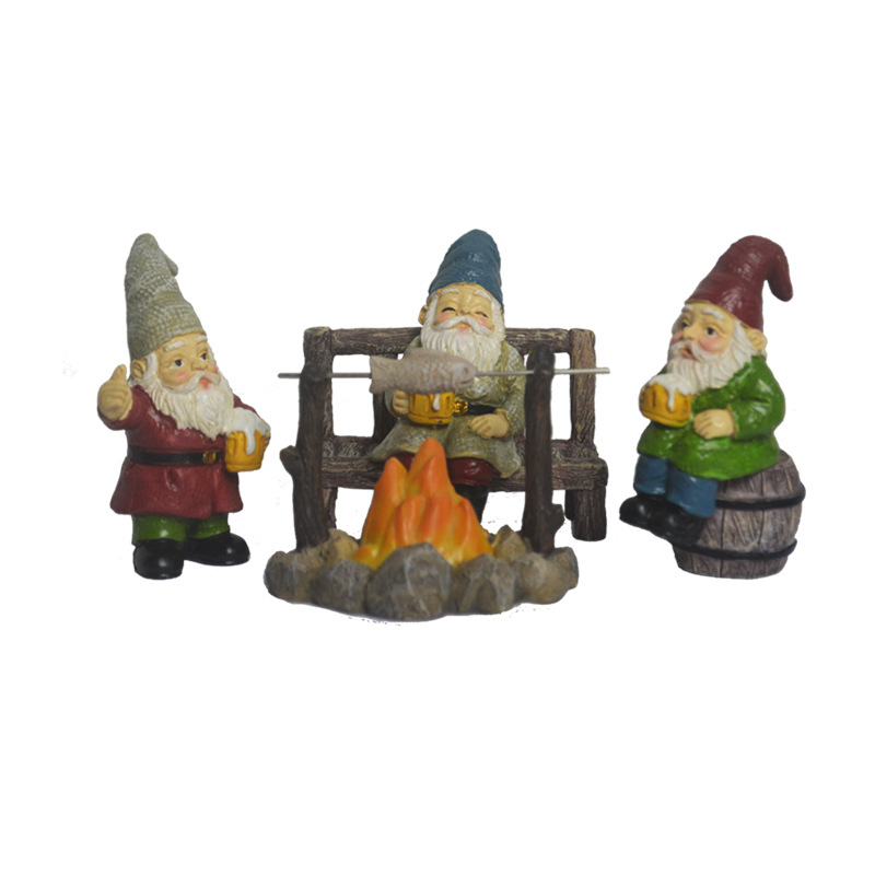 Title 5, Genie Bonfire Party Resin Decorations