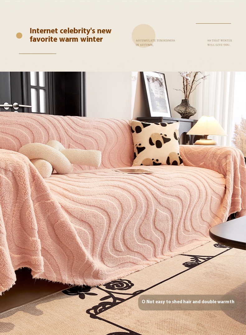 Title 17, Plush Sofa Hair Towel Autumn And Winter Full Co...