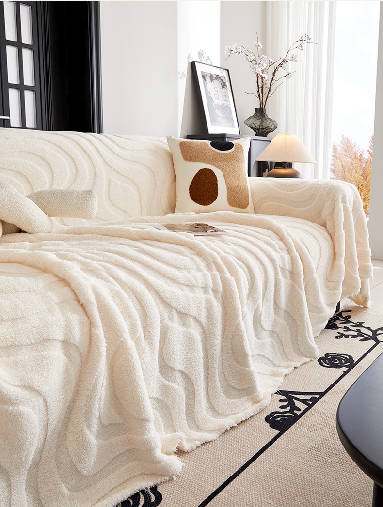 Title 7, Plush Sofa Hair Towel Autumn And Winter Full Co...