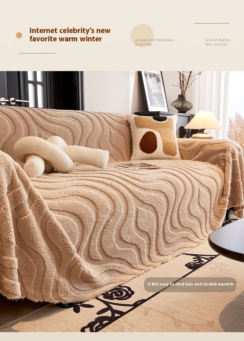 Title 15, Plush Sofa Hair Towel Autumn And Winter Full Co...