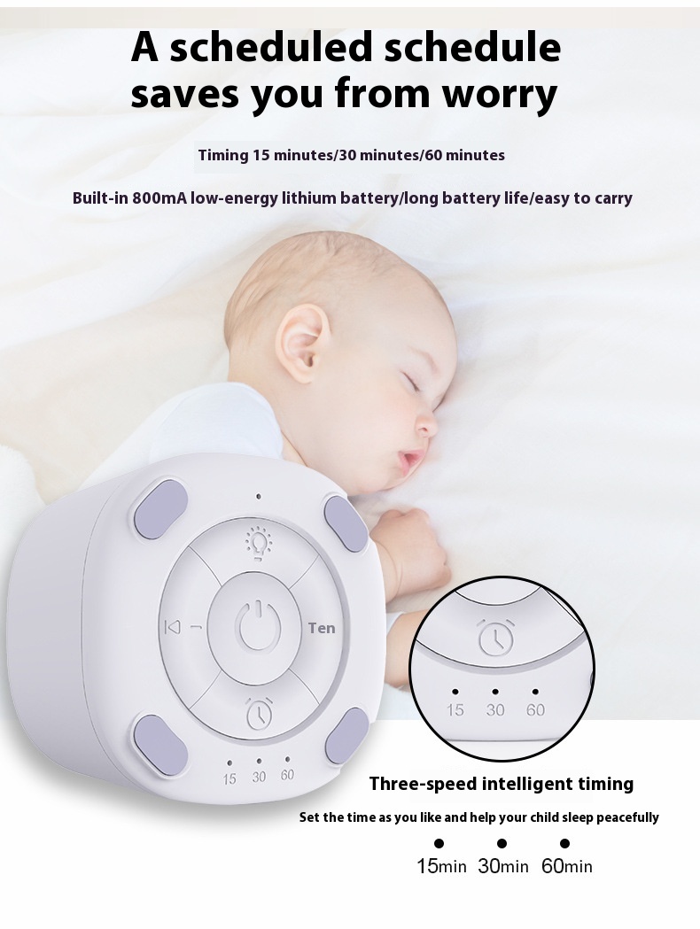 Title 12, Baby White Noise Sleeping Aid Instrument Newbor...