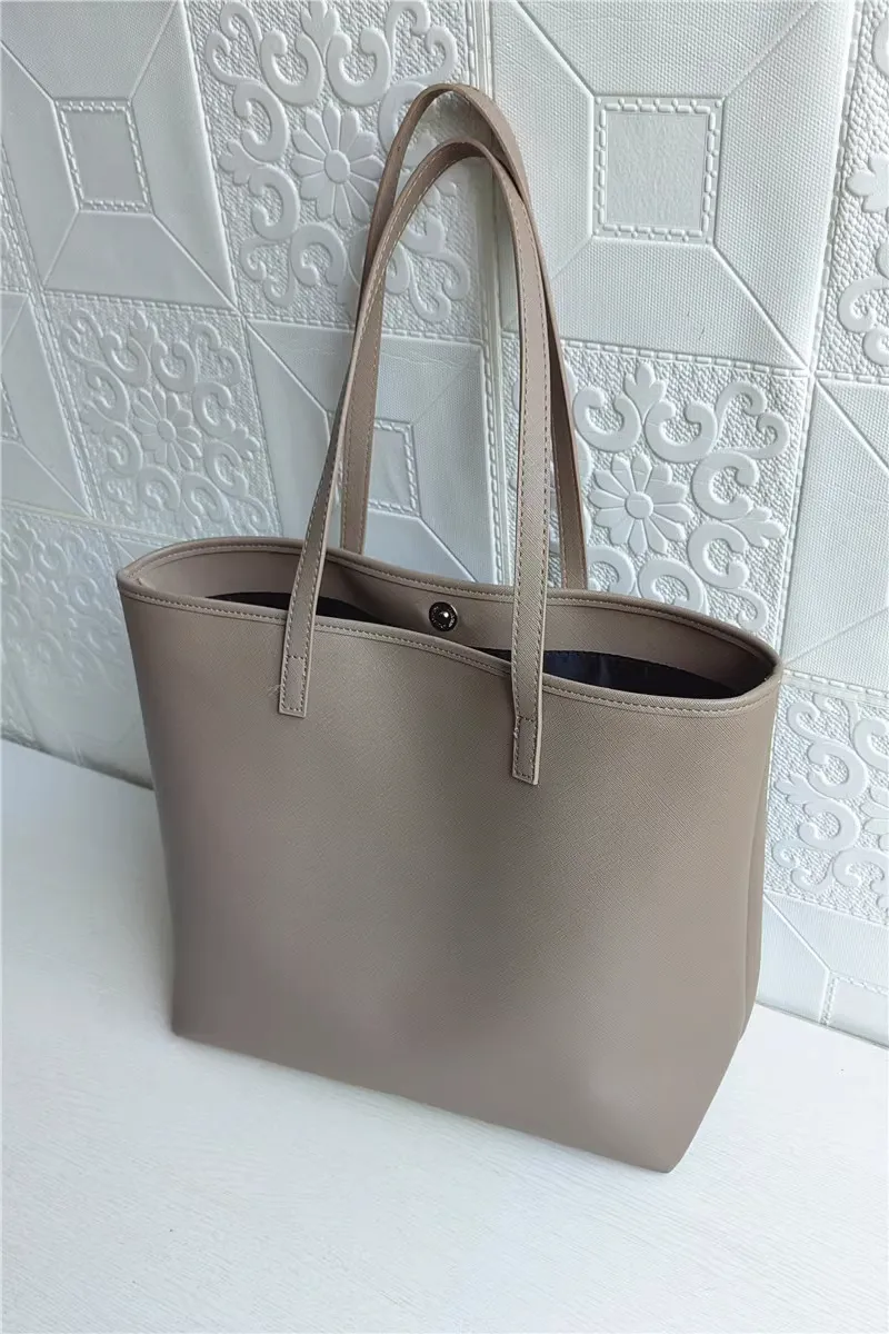 Women's Large-capacity Shoulder Handbag - Grey