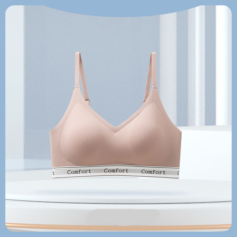 Title 2, Yoga Fashion Letters Gathering Bra Women