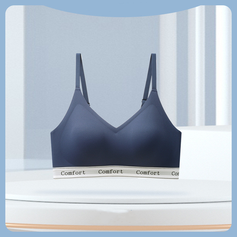 Title 3, Yoga Fashion Letters Gathering Bra Women