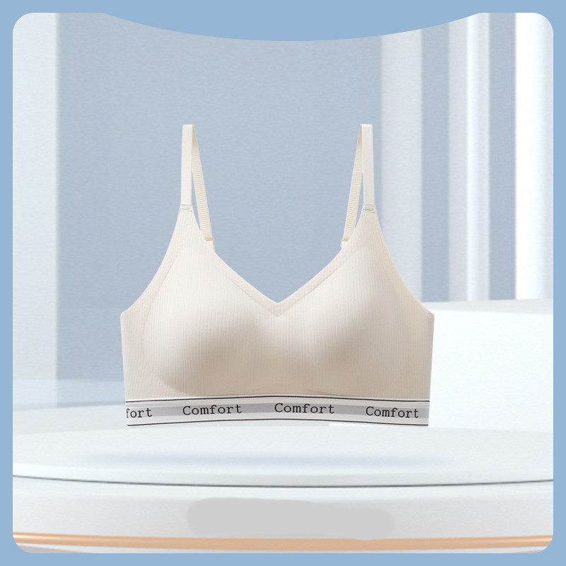 Title 4, Yoga Fashion Letters Gathering Bra Women