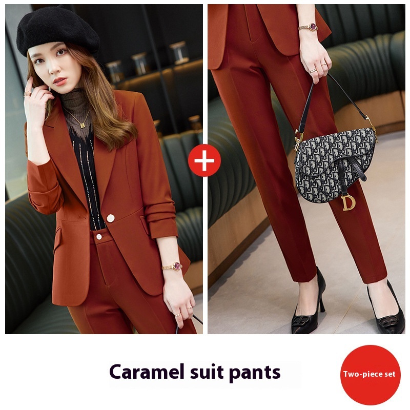 Caramel Suit And Pants