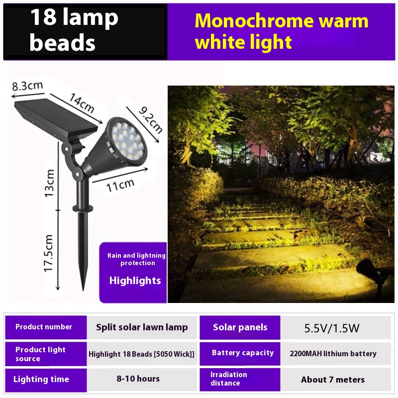 18LED Spotlight Warm Light