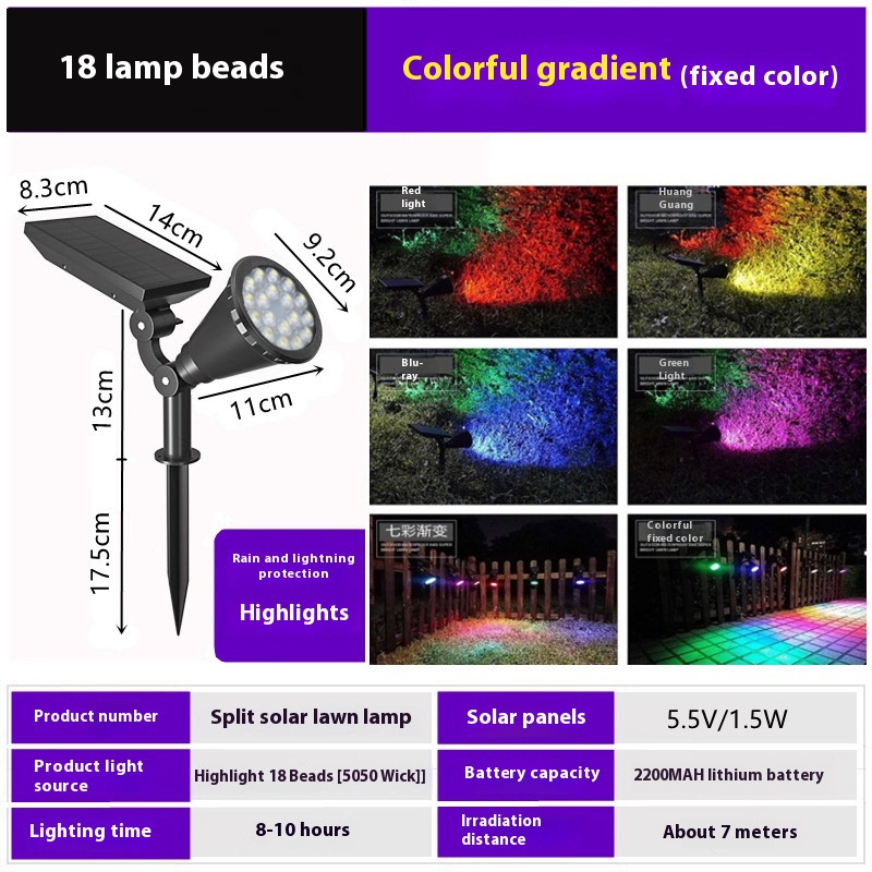 18LED Spotlight Color Light