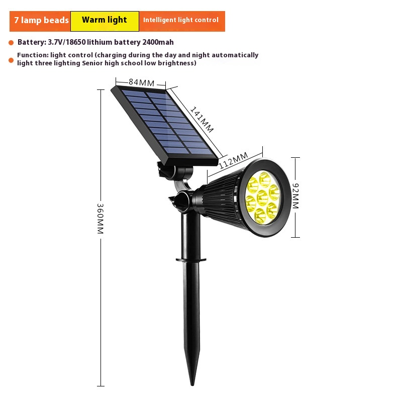 7LED Spotlight Warm Light