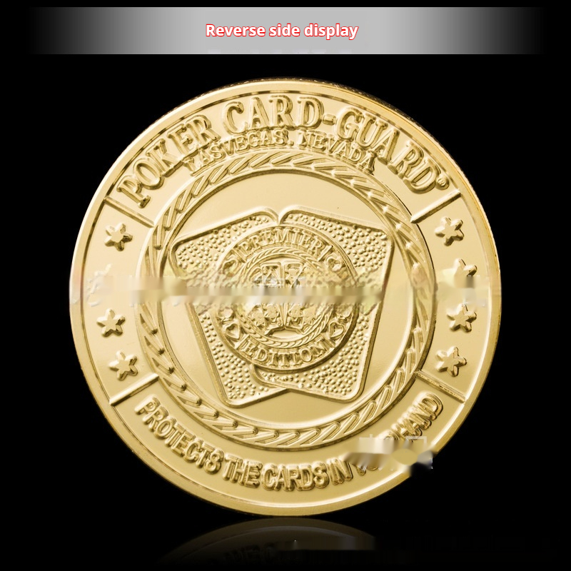 Title 4, Badge Chip Gold Coin Badge Commemorative Coin