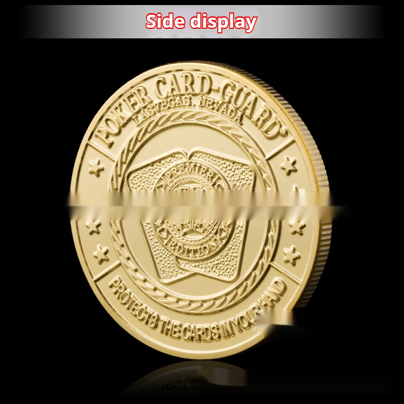 Title 3, Badge Chip Gold Coin Badge Commemorative Coin