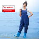 Female Blue Embossed Half Body