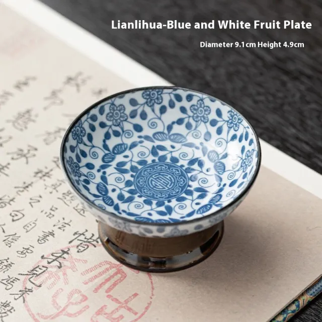 Iced Tea Tray Fruit Snack Storage Fruit Plate Lianli Flower - Shop at LoveMi