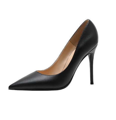 Black heel height 10cm