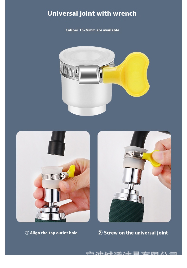 Title 3, Anti Splash Pressurized 360 Degree Rotating Kit...