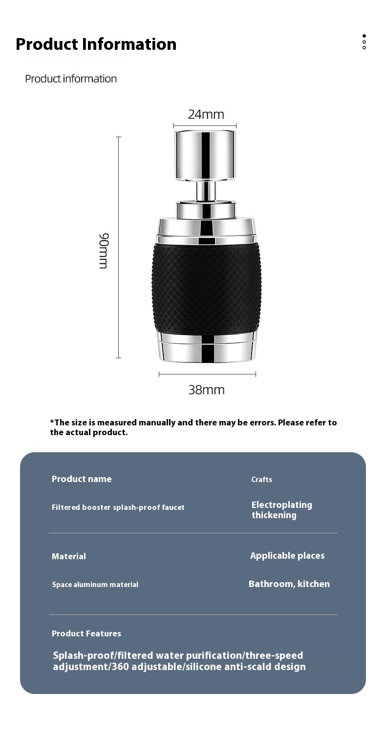 Title 11, Anti Splash Pressurized 360 Degree Rotating Kit...